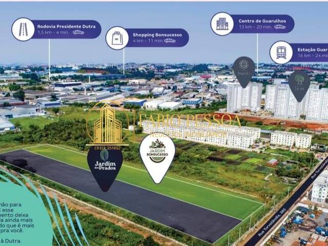 #62 - Apartamento para Venda em Guarulhos - SP - 2