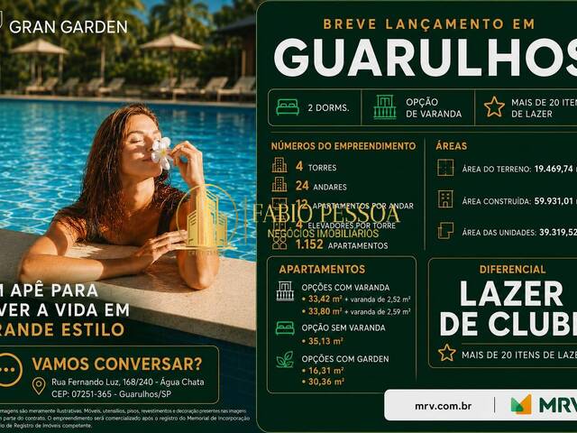 #77 - Apartamento para Venda em Guarulhos - SP